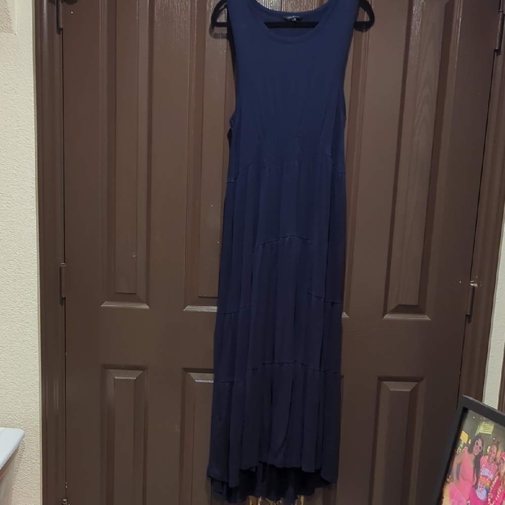 Lucky Brand Navy Blue Sleeveless Dress